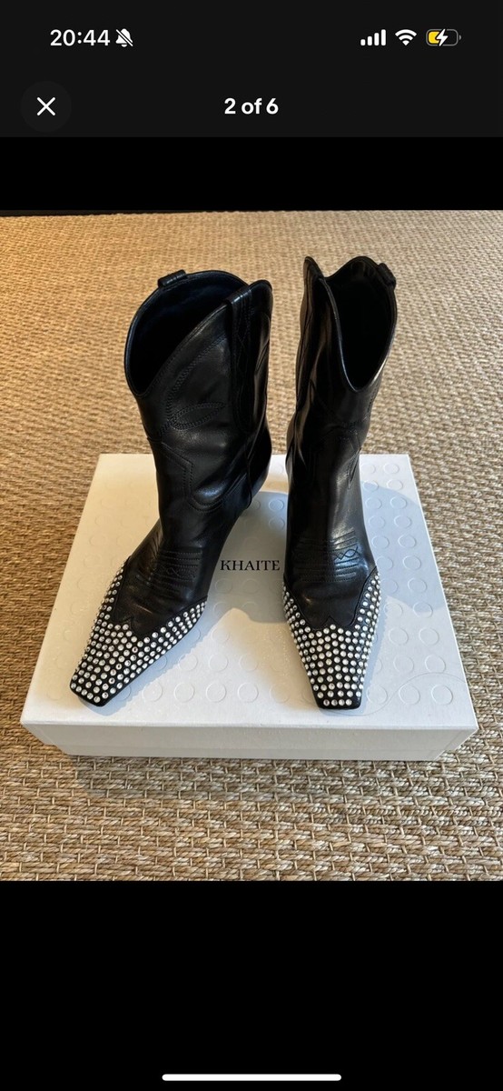 Khaite Dallas Crystal Boots