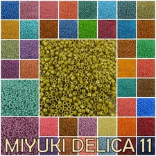 Delica 11/0 Miyuki DURACOAT OPAQUE Seed Beads 2101-2143