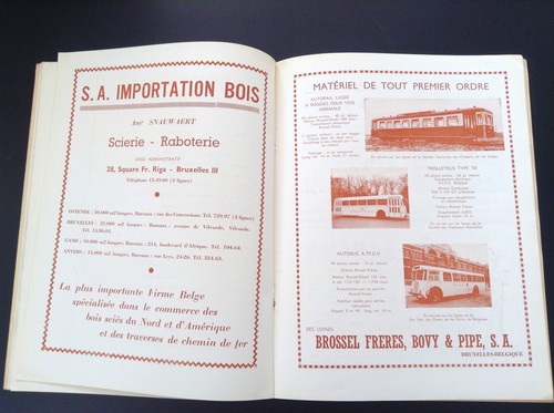 RARE Gala artistique 1950 SNCB chemins de fer Trains Michiels TBE - Picture 4 of 7