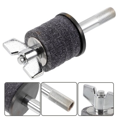 Beckenhalter Aus Kunststoff Für Schlagzeug - 10er Set, Standardgröße, Schwarz