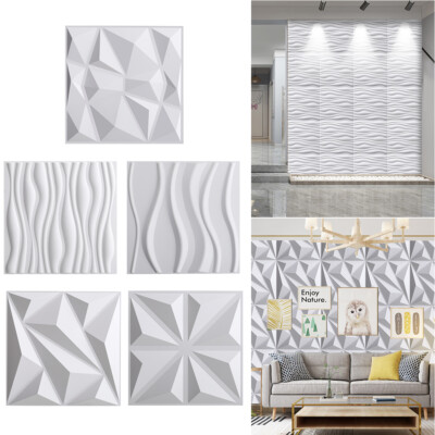 Grace Baltic 3D Wall Panels For Interior Wall Decoration, Non-Adhesive Thin And Flexible PVC Panels, Interior Wall Decoration Tattoos, 3D PVC Material (24pcs/11.28m²