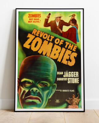 Revolte der Zombies Repro Filmposter 36''x24'' /#477