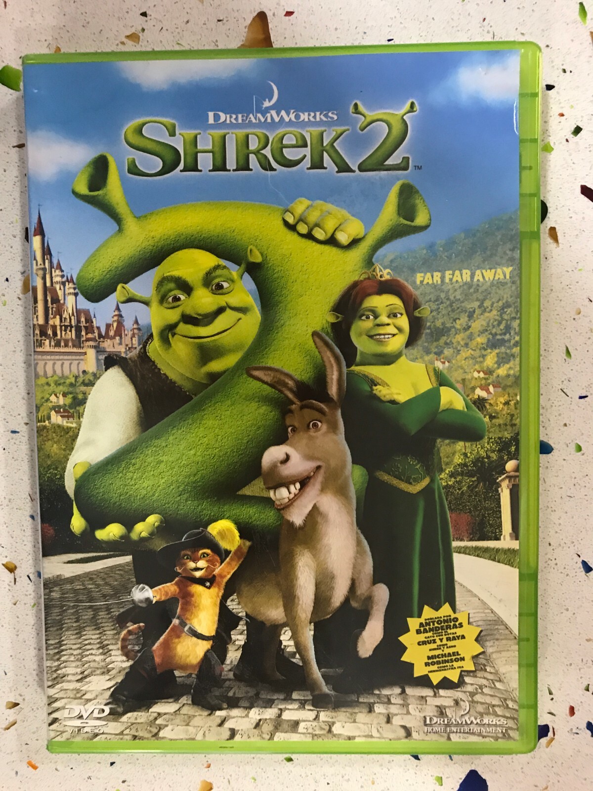 Shrek 2 DVD Antonio Banderas Cruz Y Raya Michael Robinson Dreamwork AM