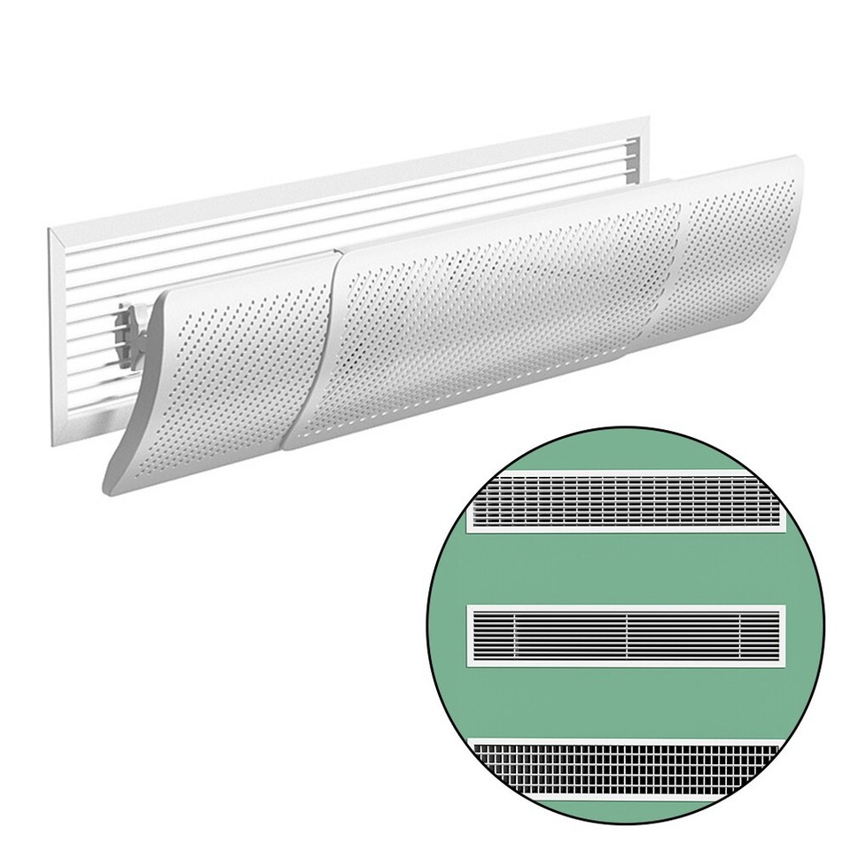 AC Air Deflector for Central AC Vents Cleaner and Healthier Indoor Air