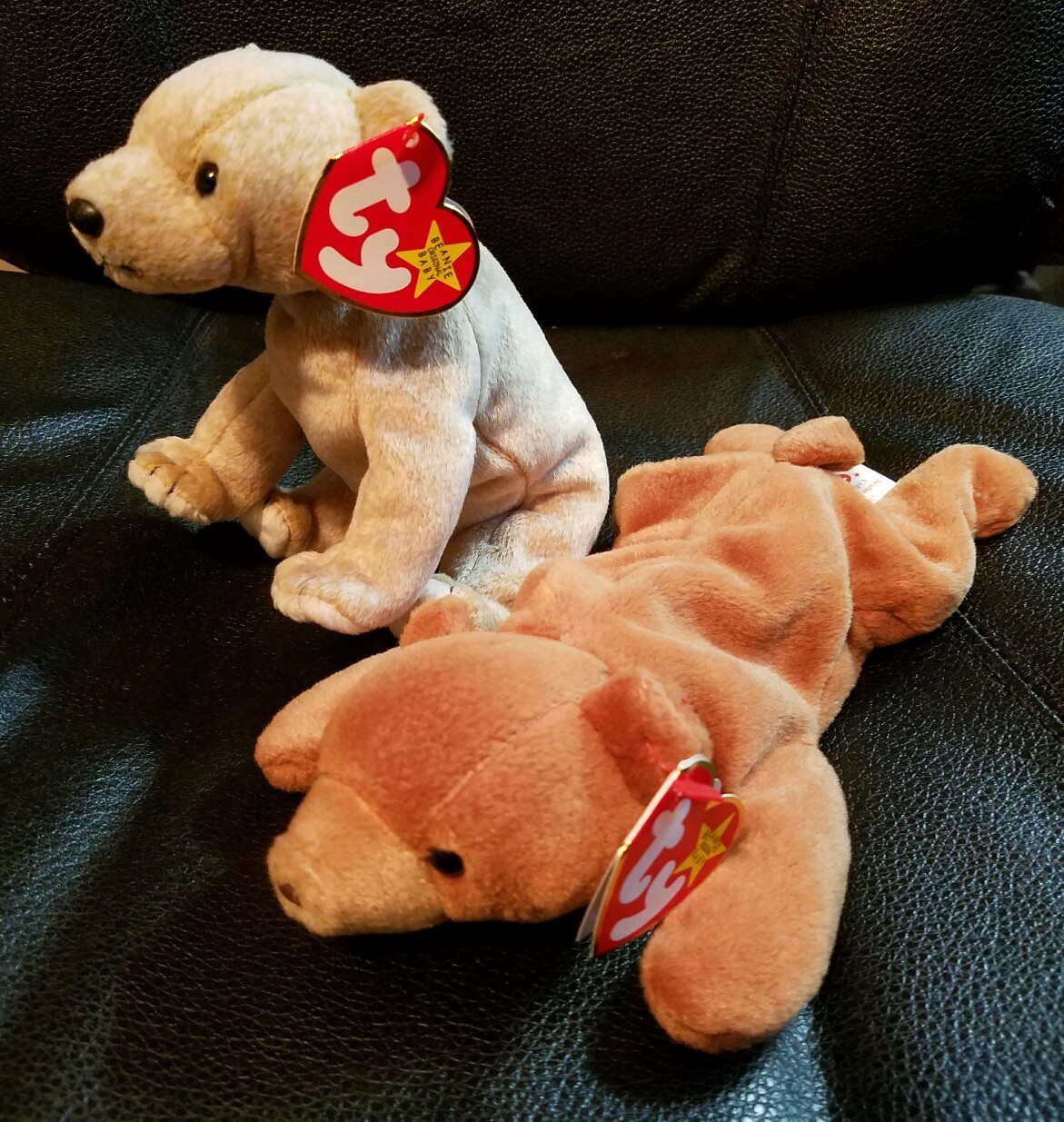 Ty Beanie Baby Bears, Cubbie and Almond | eBay