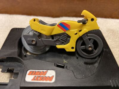 Vintage 1988 Sega Pocket Power Motorcycle Street Bike Yellow - No
