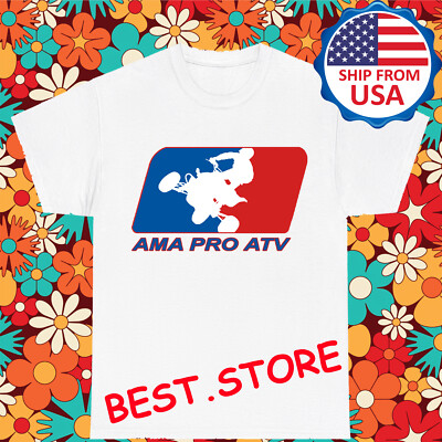 AMA PRO ATV Men's White Size S-5XL