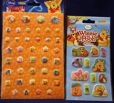 **Winnie the Pooh ''3D Stickers'' + Puffy Stickers**New**Panini