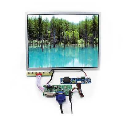 DVI VGA LCD Controller Board 15 in G150XGE 1024x768 1000cd High Brightness LCD
