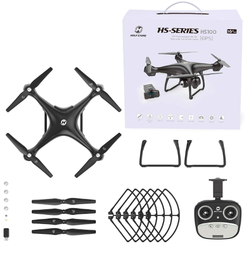 holy stone gps fpv rc drone hs100