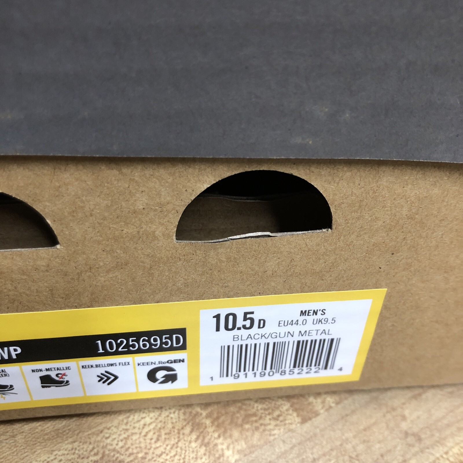 Stivali impermeabili Keen Utility Kansas City Mid KBF da uomo taglia 10 5 D nuovi