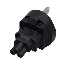 UK to C5 AC Conversion Plug with Fused Protection UK Plug Male to IEC320 C5
