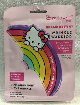 The Creme Shop Hello Kitty Wrinkle Warrior Hydrogel Forehead Patch Lot of 2