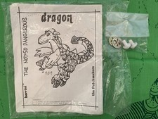 Berrini Fat Cats & Friends 1981 corte y costura panel de tela dragón no tan peligroso