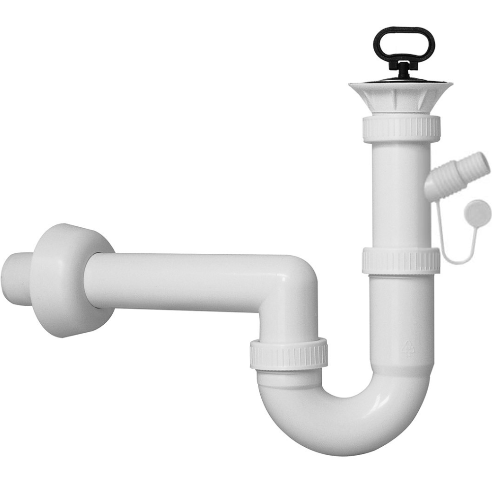 Schläfer | Sifone Scarico 1"1/2 Lavello/Cucina con piletta e attacco lavatrice