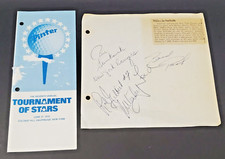 Whitey Ford, Ed West fall, Pete Stemkowski & Brad Park. Hand Signed Autographs