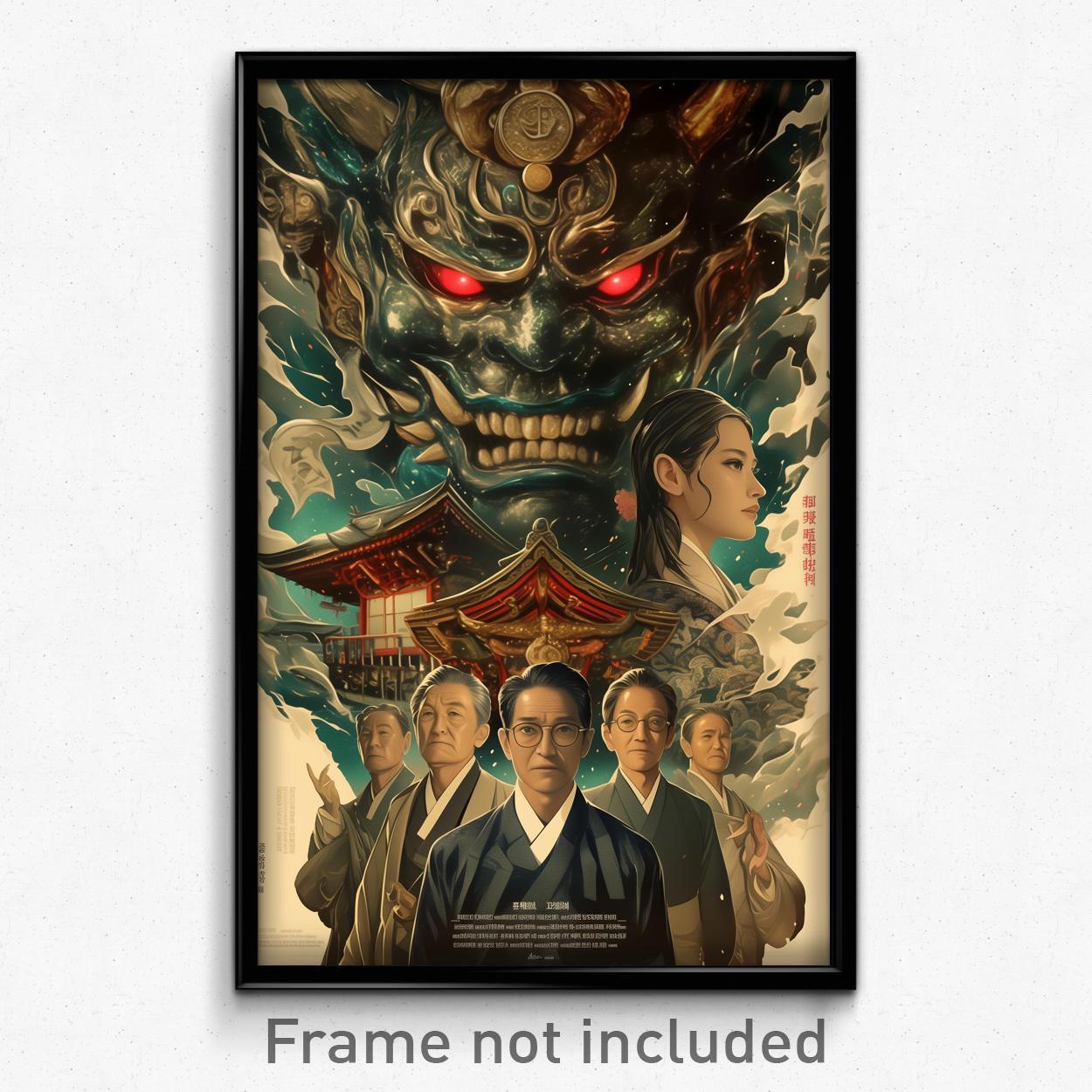 Korean Movie Poster - Rare Peak (Korea Psychedelic Trippy Art Retro Film Print)