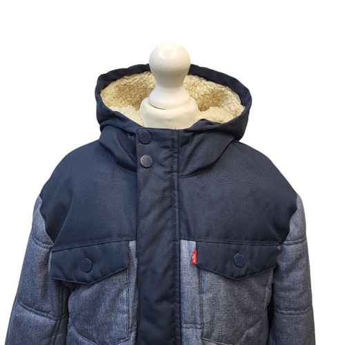 Levi's Blue Hooded Full Zip Jacket UK Boy's Age 16 Years J796 - Picture 2 of 5