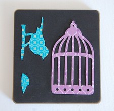 Sizzix Tim Holtz Alterations CAGED BIRD Die 556634 Retired