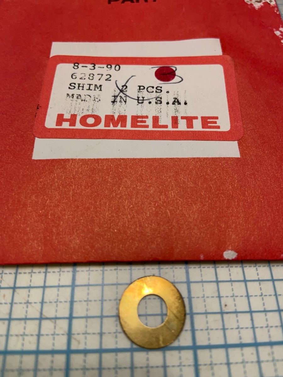 Homelite 62695 Water Pump Impeller Shim – 1 Piece, OEM Replacement, Free Shipping