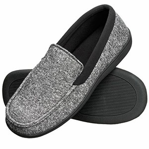 hanes men's moccasin slipper house shoe