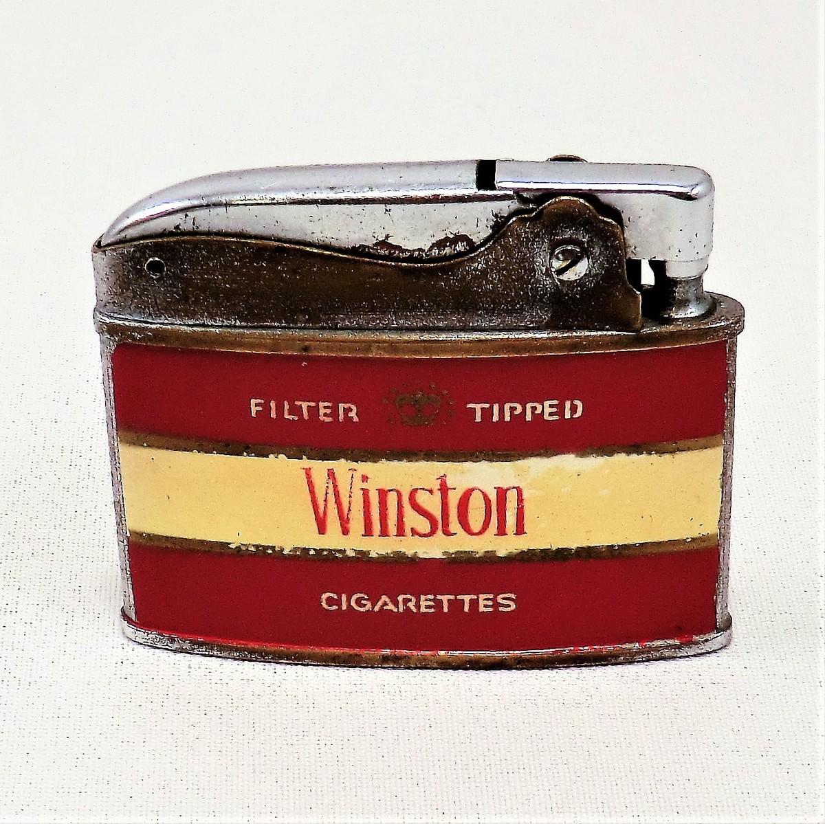 Vintage Zenith Lighter for WINSTON CIGARETTES Advertisement