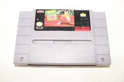 SUPER NINTENDO SNES - David Crane's Amazing Tennis - Video Game Cartridge