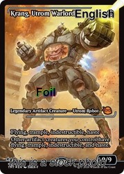 Krang, Utrom Warlord (Showcase) 290/343 Foil - Teenage Mutant Ninja Turtles