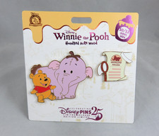 Disney Pin Set - Winnie the Pooh and Heffalump - Hundred Acre Wood - October