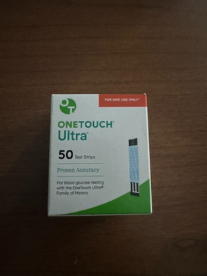 One Touch Ultra Blue Test Strips 50 count Expiration 5/27 Free Shipping
