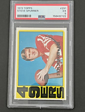 1972 Topps Steve Spurrier 291 Psa 5 Rc San Francisco 49ers Hof High Number