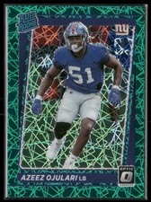 2021 Donruss Optic #273 Azeez Ojulari Green Velocity