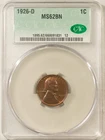 1926-D LINCOLN CENT - CACG MS-62 BN, CAC APPROVED!