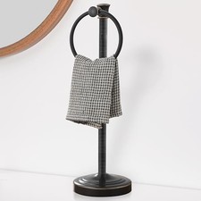 17 Inch Stand Hand Towel Holder Towel Bar Towel Hanging Oil Rubbed Bronze