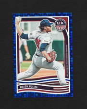 2024 Panini USA Baseball Stars & Stripes Mason Molina #148 Blue Parallel 49/149