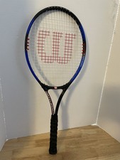 Wilson Match point Titanium Tennis Racket Short shock L3 4 3/8 needs need grips