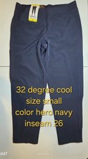 32 Degrees Cool Women's Navy Pants Inseam 26