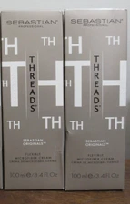 2x SEBASTIAN Professional Original THREADS Flexible Microfiber Cream 3.4oz
