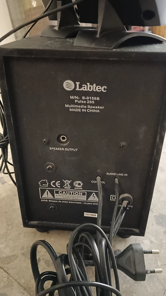 Altoparlanti Labtec S-0158B - Immagine 3 di 3