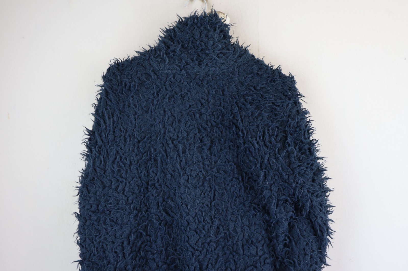ZARA BASIC Blue Shearling Jacket size S Womens Ca… - image 7