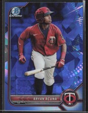 2022 Bowman Draft Sapphire Edition #BDC-19 Bryan Acuña