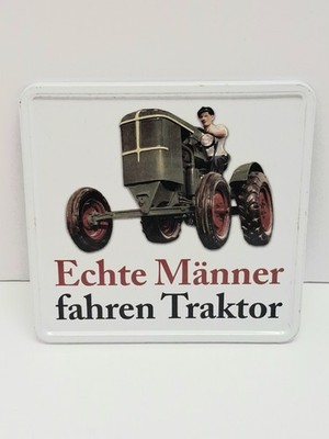 Deutz Tractor Metal Coaster Echte Manner Fahren Traktor Real Men  Drive Tractors