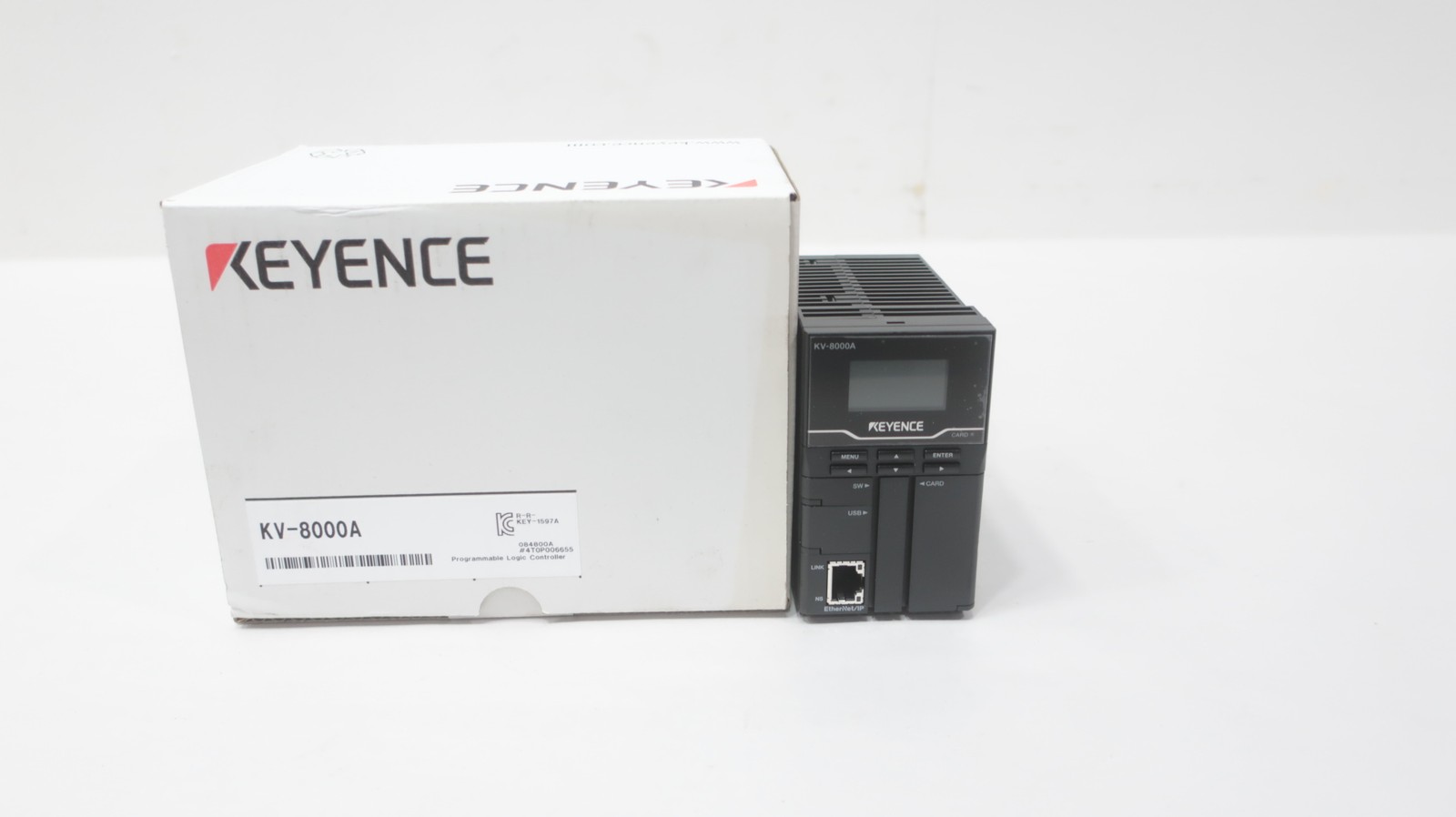Keyence KV-8000A Cpu Progammable Logic Controller 24v-dc