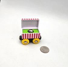 Brio Polar Express Wooden Railway - Bell Cargo Gift Car -  like Thomas Friends