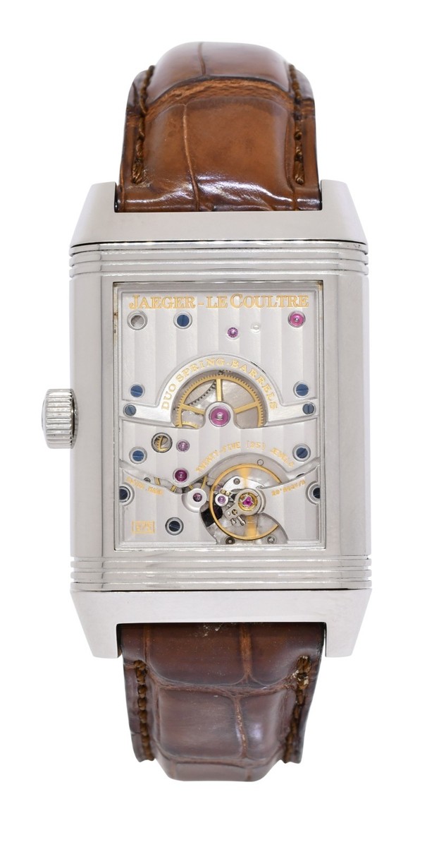 ガトヘロイ Jaeger LeCoultre Reverso Grande Date 8 Day Steel Watch Q3008420