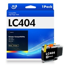 1Pack LC404 Black Ink Compatible For Brother MFC-J1205W MFC-J1215W MFC-J1205W XL