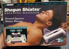 HoMEDICS Shogun Shiatsu Kneading Massager Japanese Shiatsu New Open Box