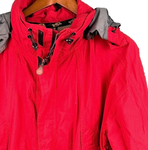 Obermeyer CORE Gore Tex Hooded Ski Jacket Vintage 90s L Red Parka video thumbnail