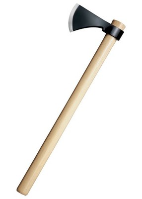 Cold Steel FRONTIER HAWK Pionier Axt Beil 1055 Kohlenstoffstahl Hickoryholz 90FH