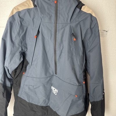 Montec XL Men s Dope Snow Ski Snowboard Jacket Blue Sand Black Multi Pocket Vent